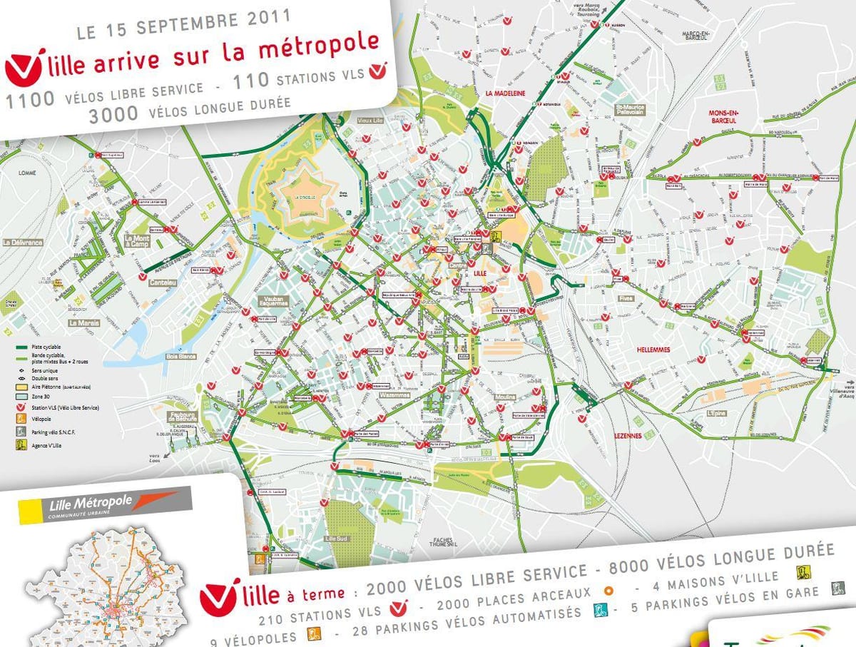 mapu Lille bicykli
