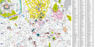 Mapu Lille centre mesta