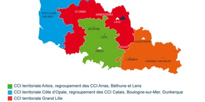 Mapu Lille francúzsko región